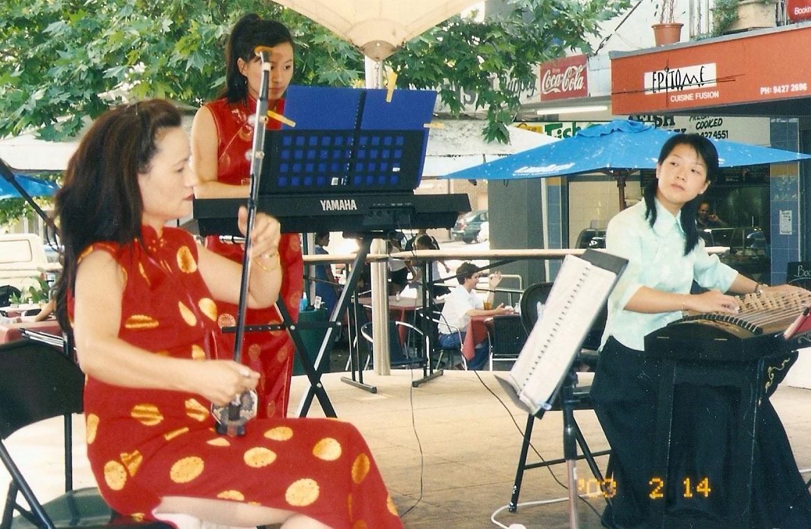 Charity Concert - Xue Bing Chen (left), Milissan Ellingworth (middle), Alice Chan (right)
