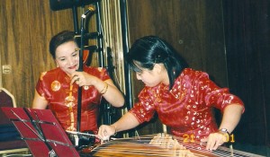 Xue Bing and Alice Chan performing a duet